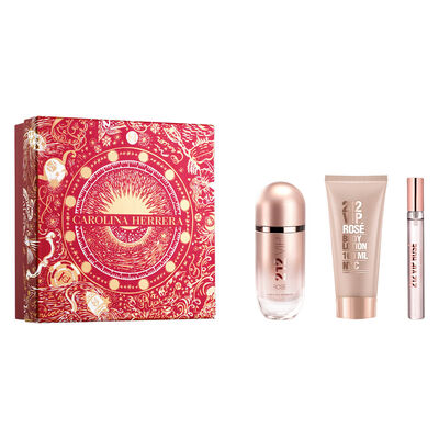 212 VIP ROSÉ SET PARA MUJER EAU DE PARFUM + BODY LOTION + EAU DE PARFUM